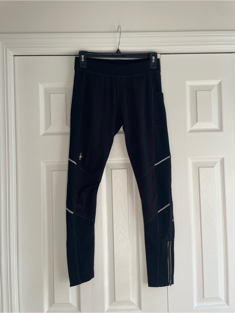 Smartwool Black Reflective Running Leggings